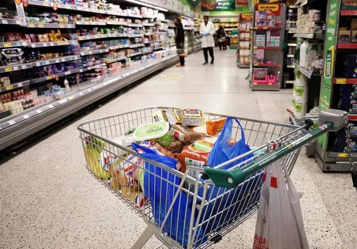 alimentos en supermercado