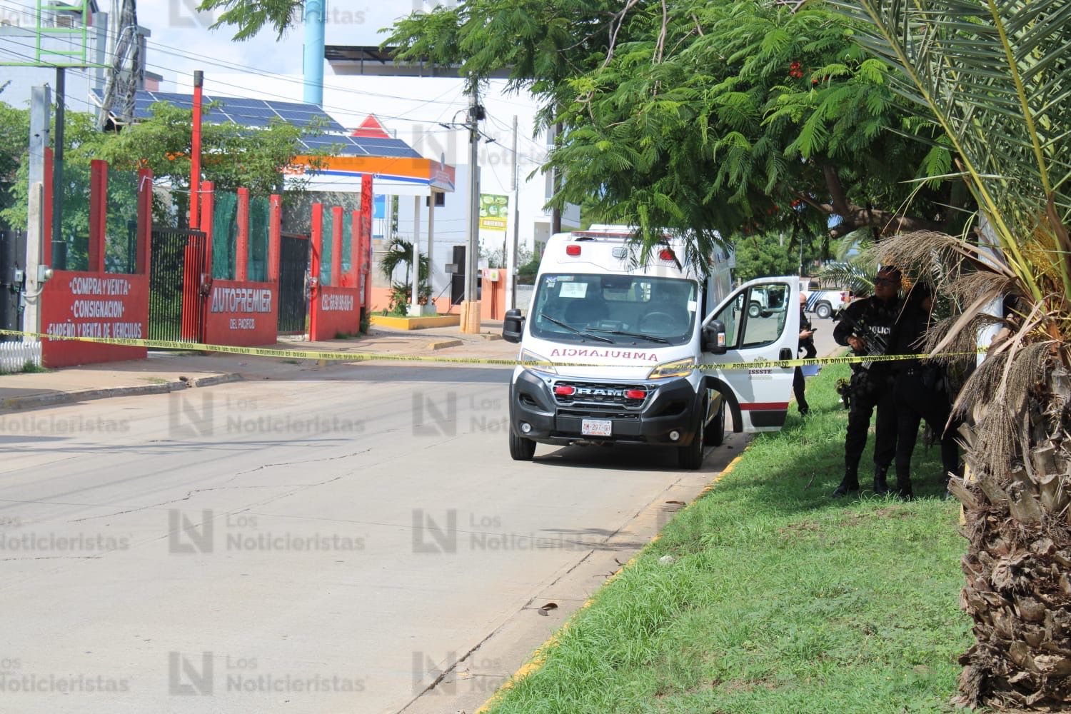Ambulancia Issste interceptada en Mazatlán