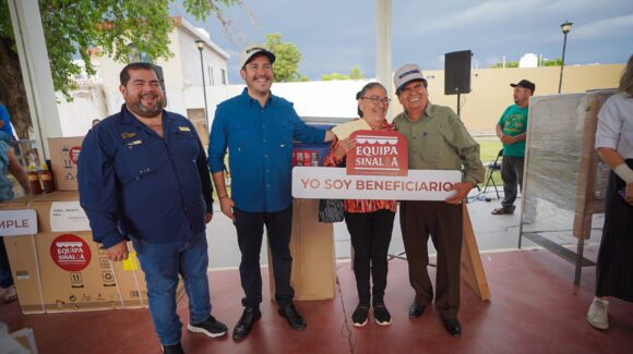Mejoran su economía; entregan 135 equipos del programa “Equipa Sinaloa” en Mocorito