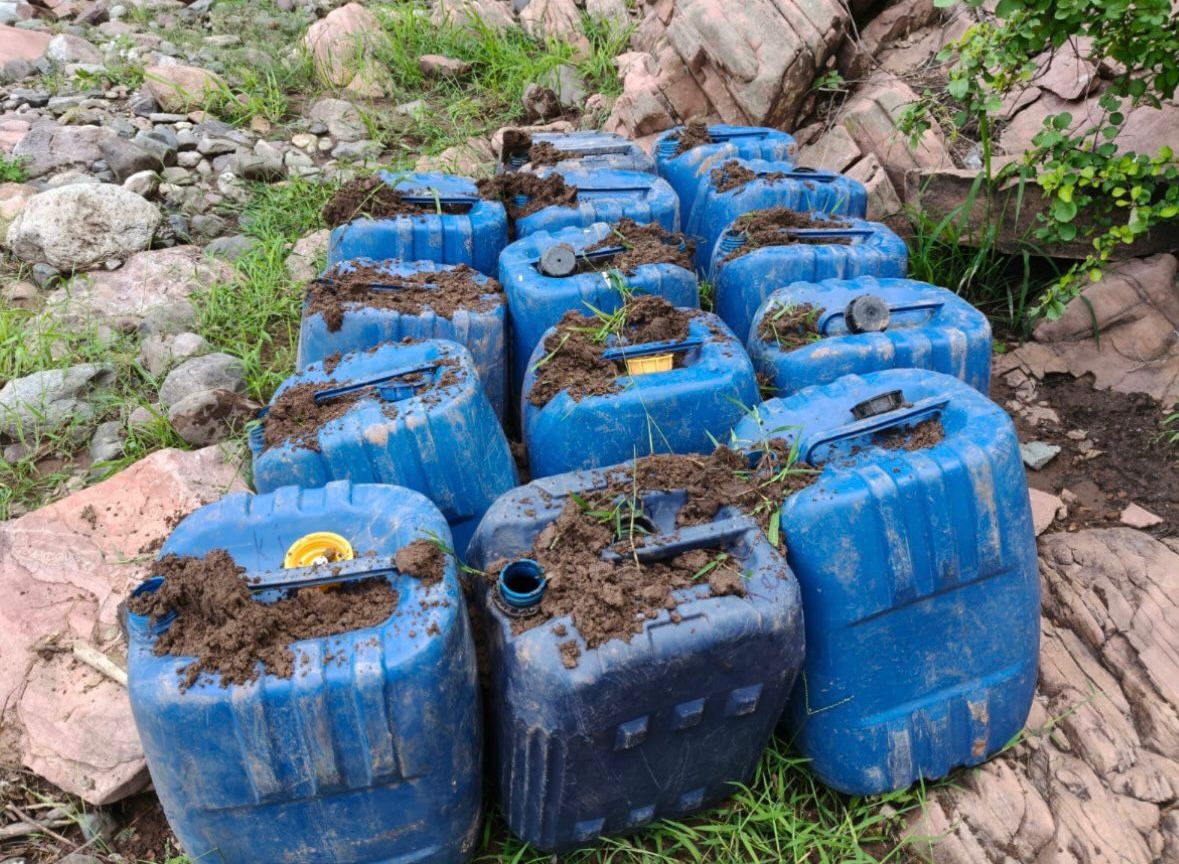 Área de almacenamiento de precursores químicos