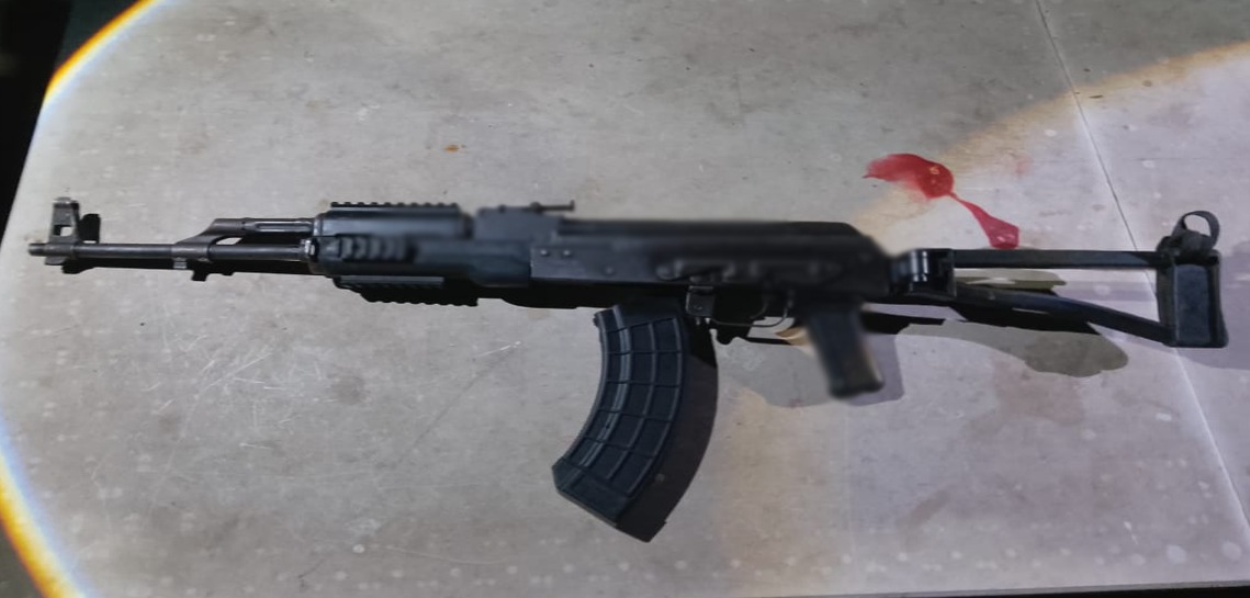 arma decomisada en la loma de rodriguera en culiacan