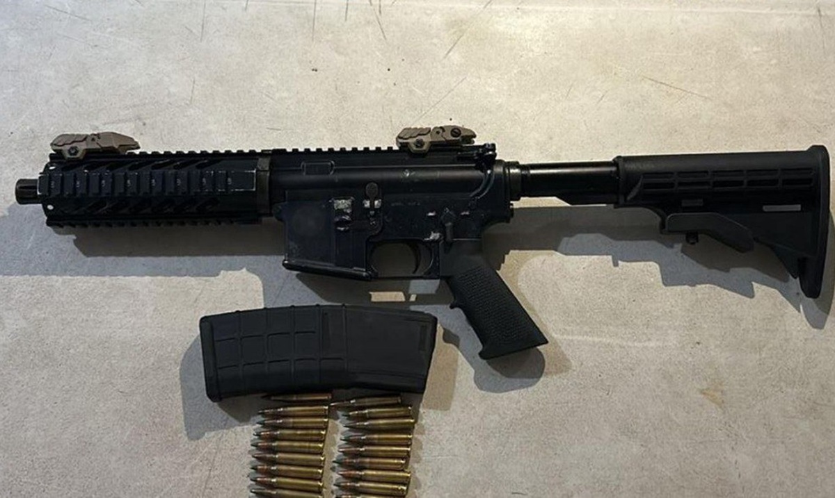 Arma larga encontrada a Arturo 'N', alias 'El Vampiro'