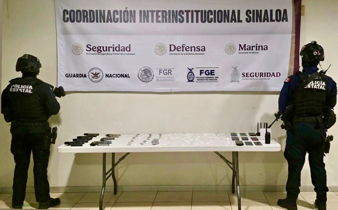 Armas, drogas, celulares y módems decomisados en el penal de Aguaruto