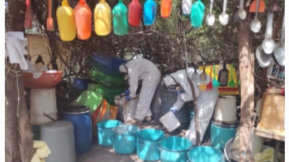 Había 20 mil pastillas de fentanilo: aseguran laboratorio para elaboración de droga sintética en Culiacán