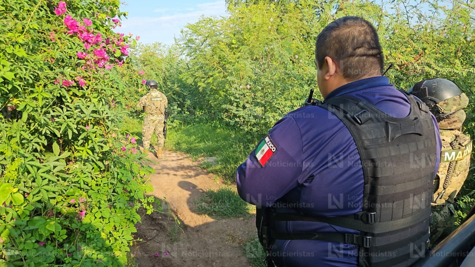 Elementos de la Marita y Policía Municipal