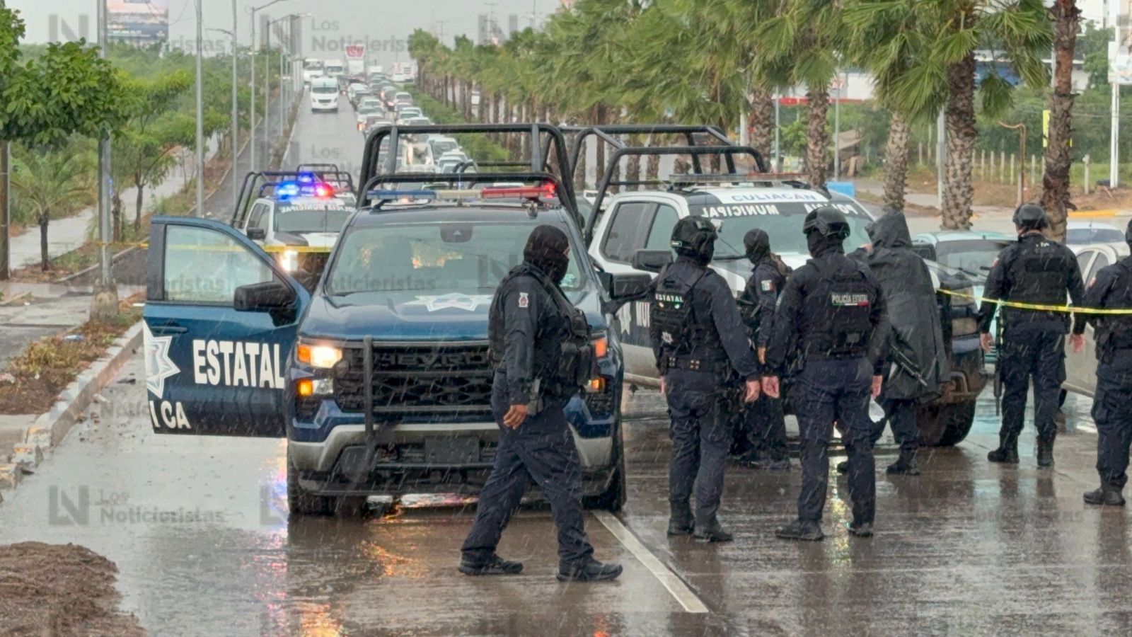 Patrulla de la Policía Estatal atacada a balazos