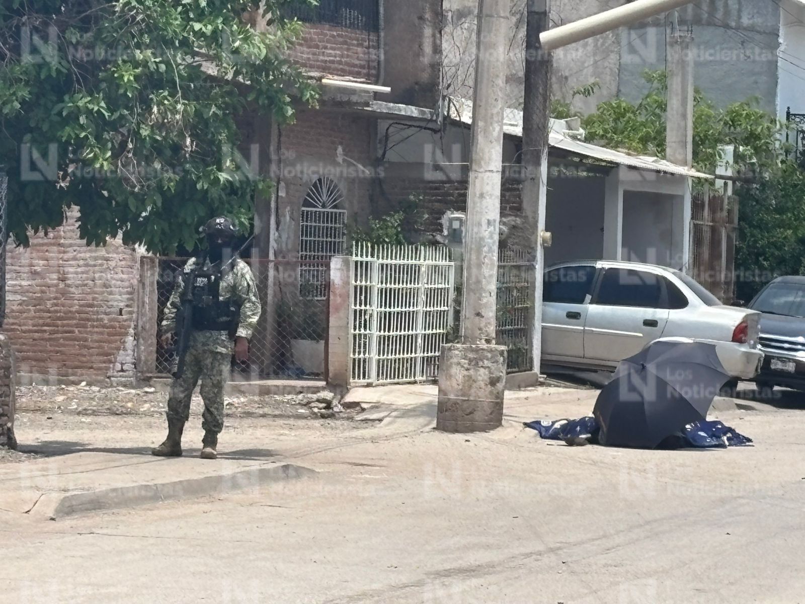 Ejército en ataque armado en la colonia Amistad en Culiacán