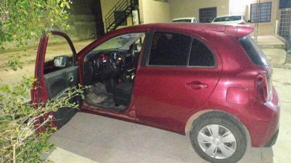 ¡Tenía las puertas abiertas y sin tripulantes! Aseguran vehículo con un arma en Culiacán
