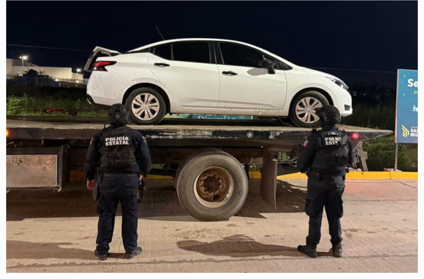 Vehículo recuperado en Culiacán