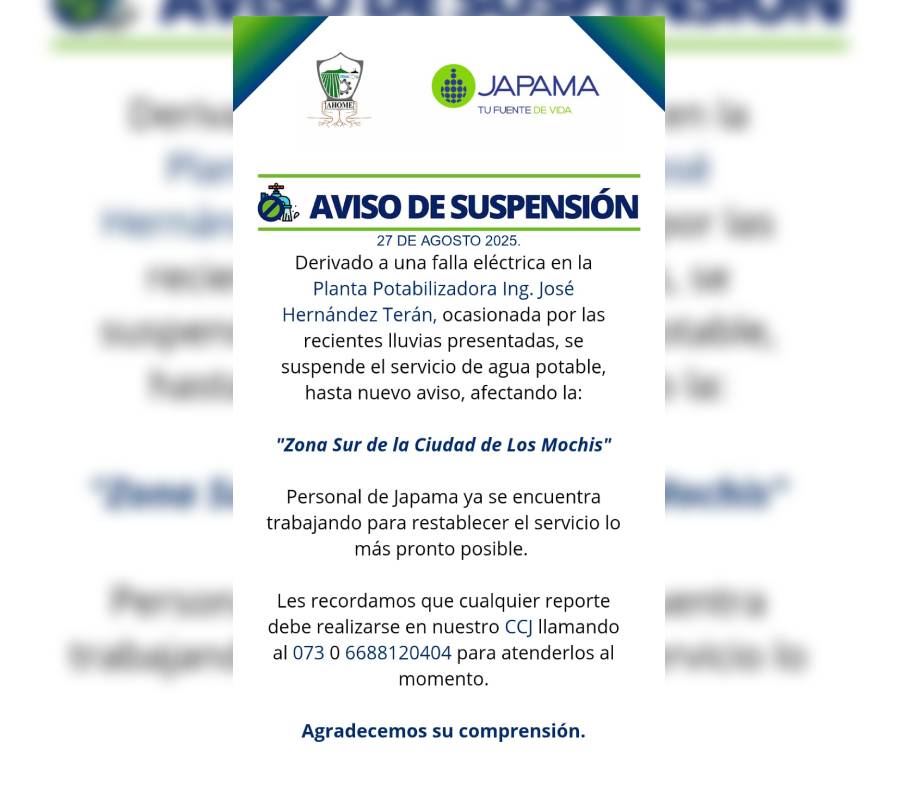 autoridades piden comprension a la poblacion