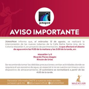 aviso importante jumapam