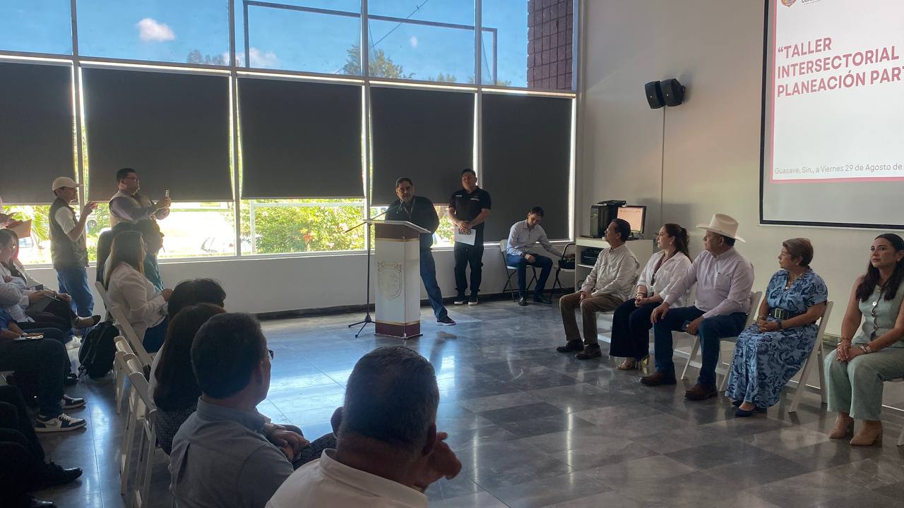 inauguración del Taller Intersectorial de Planeación Participativa en el Ayuntamiento de Guasave