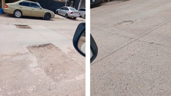 “Si estamos atacando los baches en la ciudad”, responde el secretario de Obras Públicas en Ahome