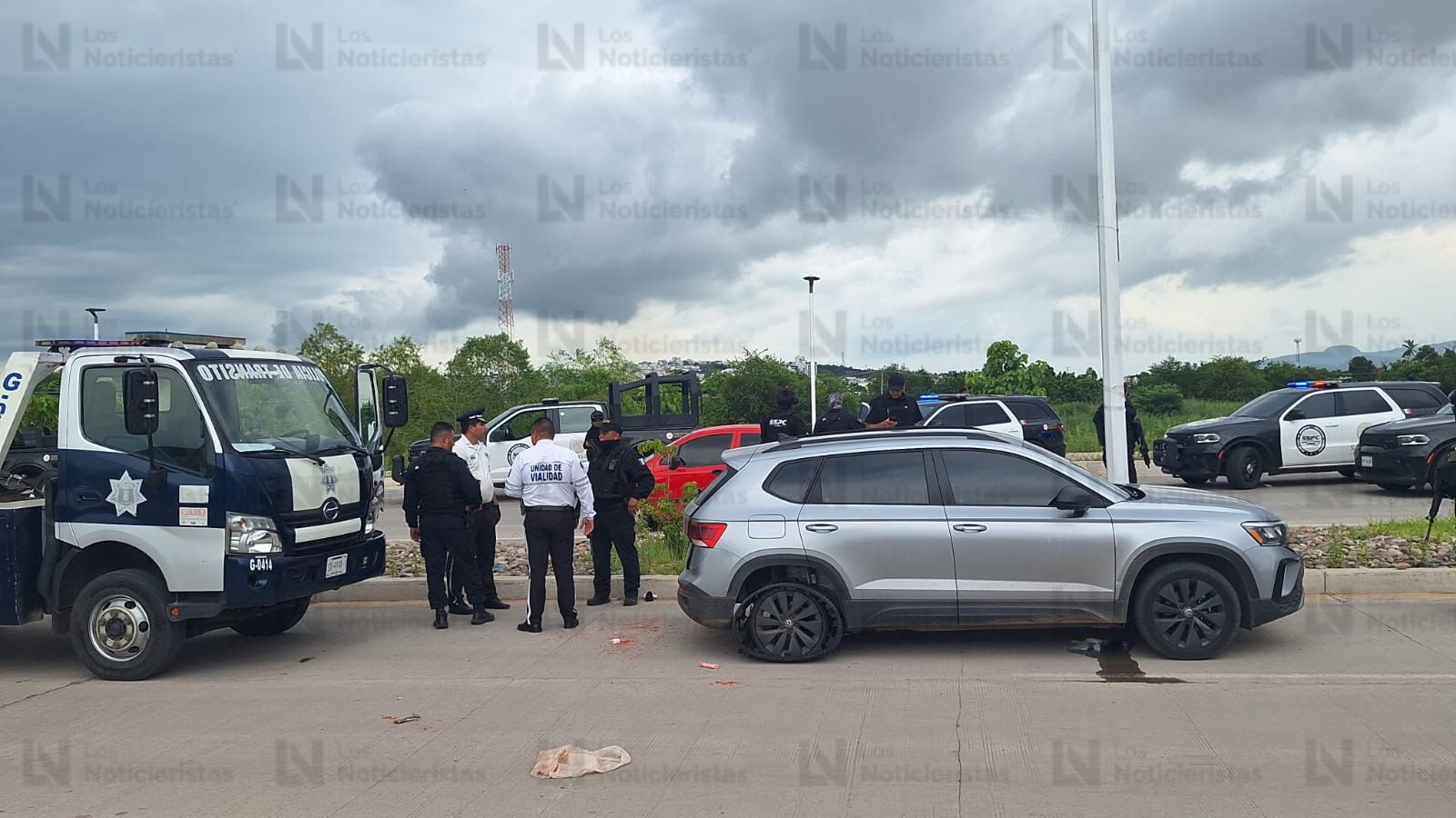 Aseguran una camioneta tras balacer al norte de Culiacán