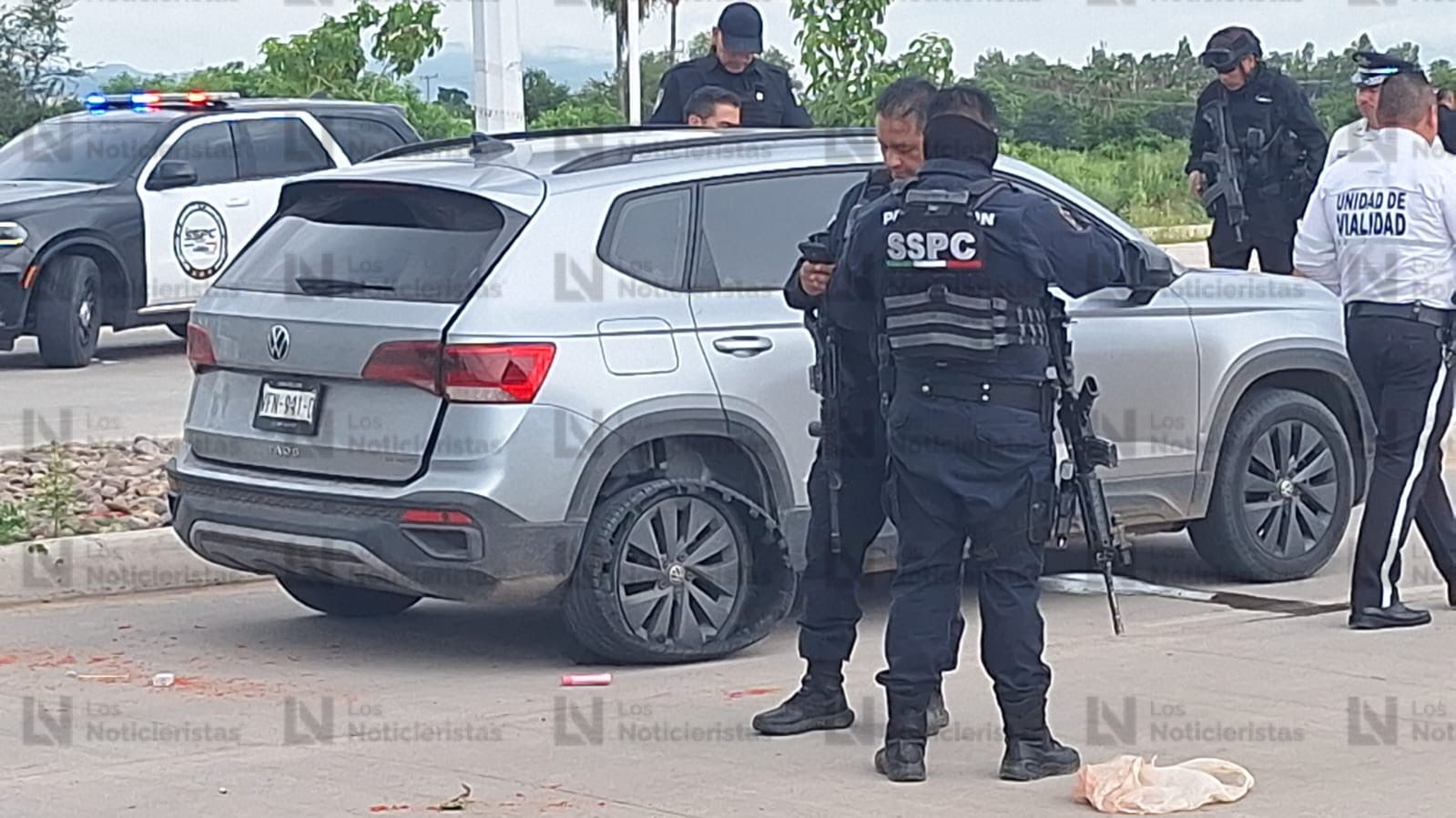 Aseguran una camioneta tras balacer al norte de Culiacán