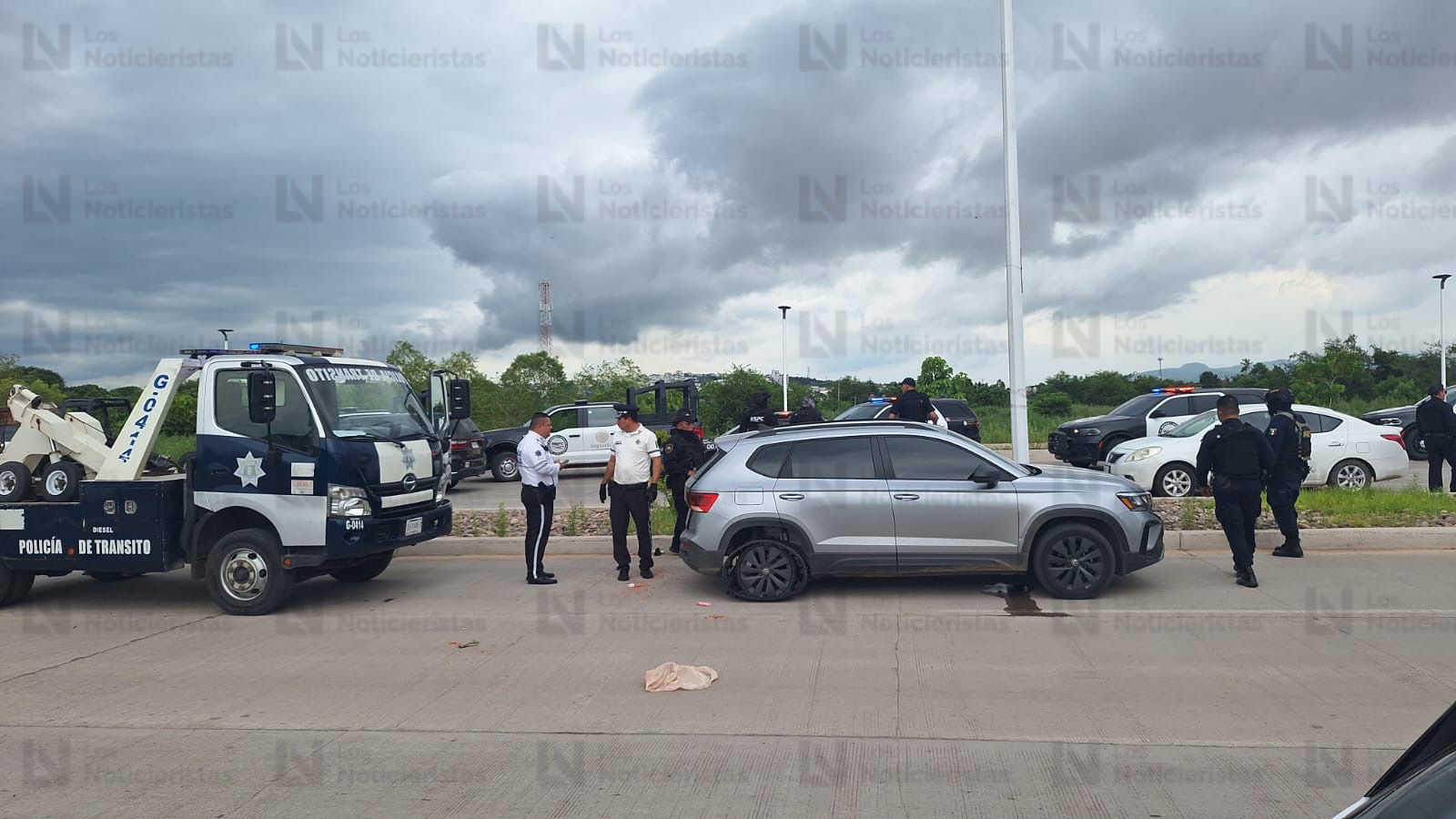 Aseguran una camioneta tras balacer al norte de Culiacán
