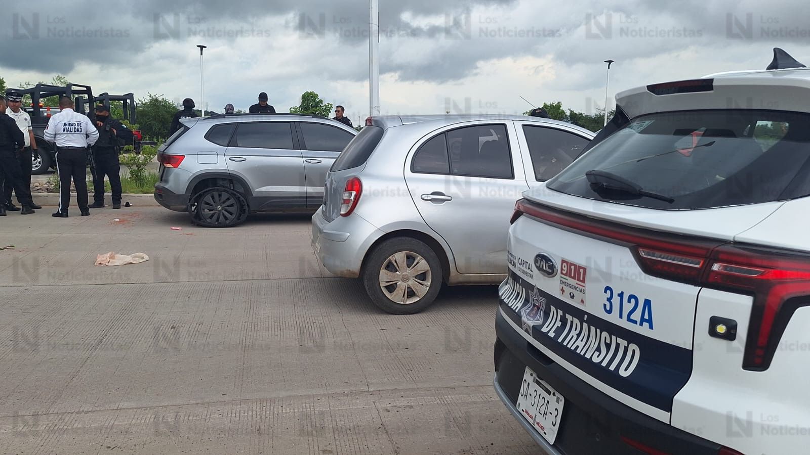 Aseguran una camioneta tras balacer al norte de Culiacán