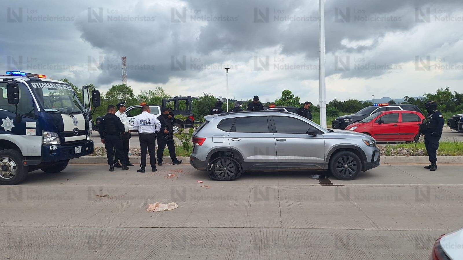 Aseguran una camioneta tras balacer al norte de Culiacán