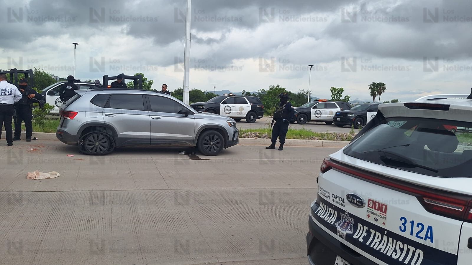 Aseguran una camioneta tras balacer al norte de Culiacán
