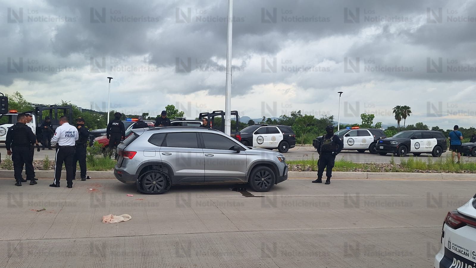 Aseguran una camioneta tras balacer al norte de Culiacán