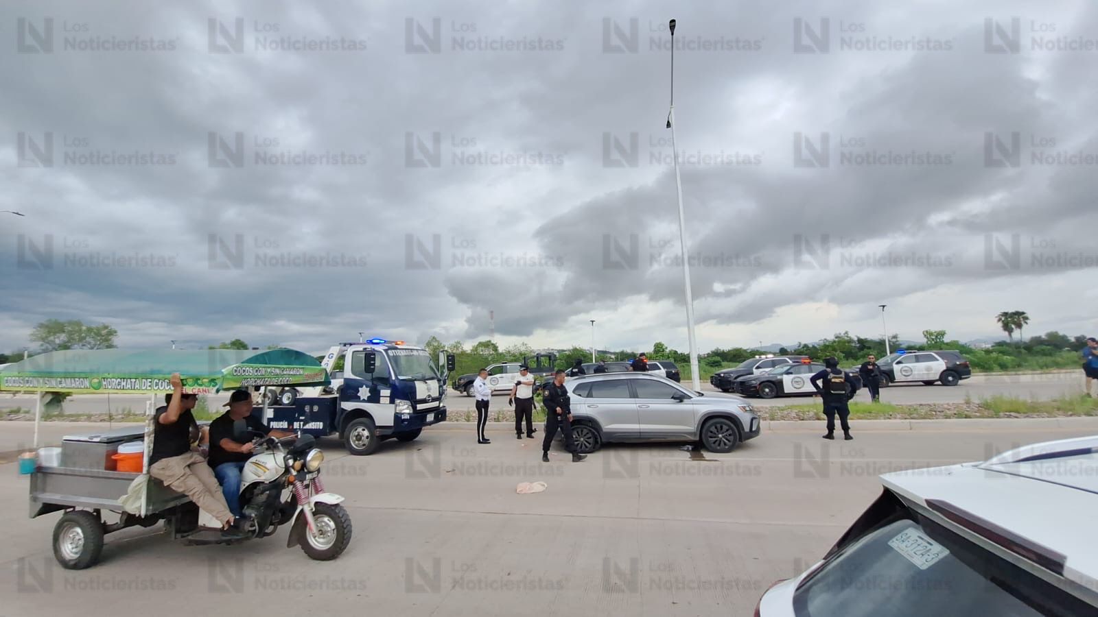 Aseguran una camioneta tras balacer al norte de Culiacán