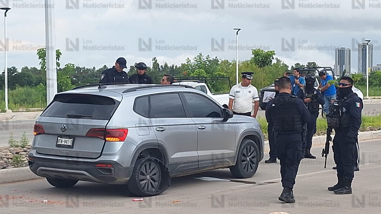 Aseguran una camioneta tras balacer al norte de Culiacán