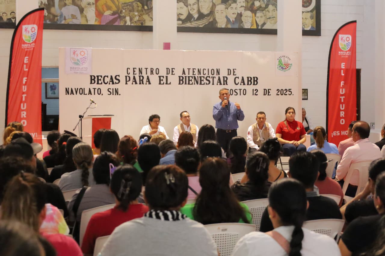 Inauguran el Centro de Atención de Becas para el Bienestar en Navolato