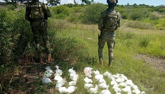 En bolsas de plástico, encuentran 19 kilos de metanfetaminas