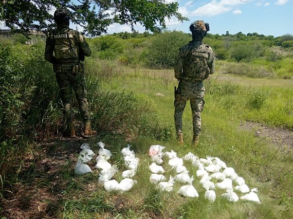 Encuentran 19 kilos de metanfetaminas en Angostura