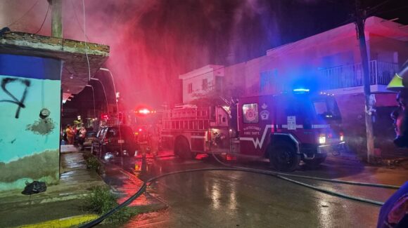 Se registra incendio en casa habitación al sur de Mazatlán