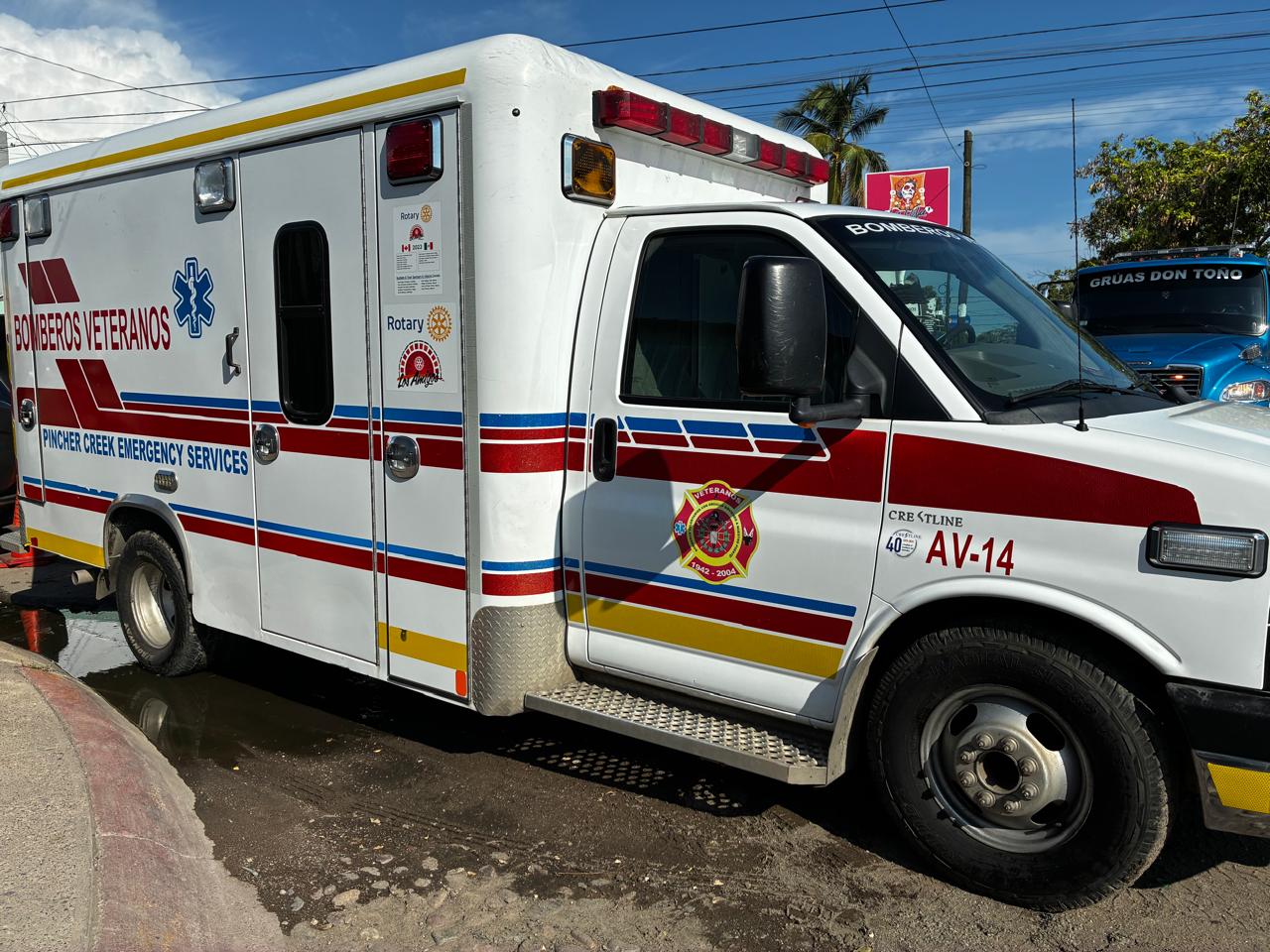Ambulancia de Bomberos Veteranos Mazatlán