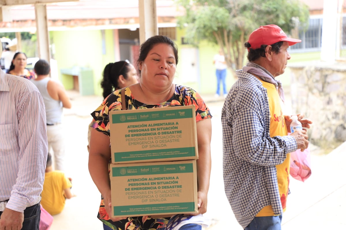 jornada de Brigadas del Bienestar en la Escuela Primaria Venustiano Carranza, en la sindicatura de El Habal, en Mazatlán.