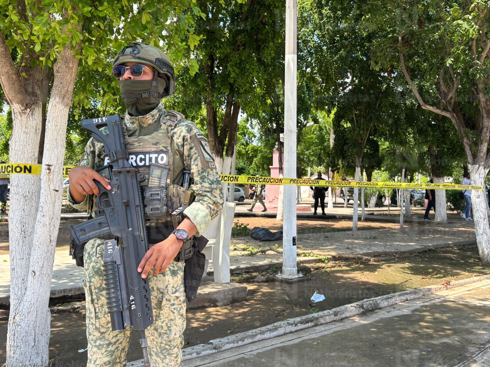 Localizan una cabeza humana en una bolsa negra en la plazuela de Tepuche