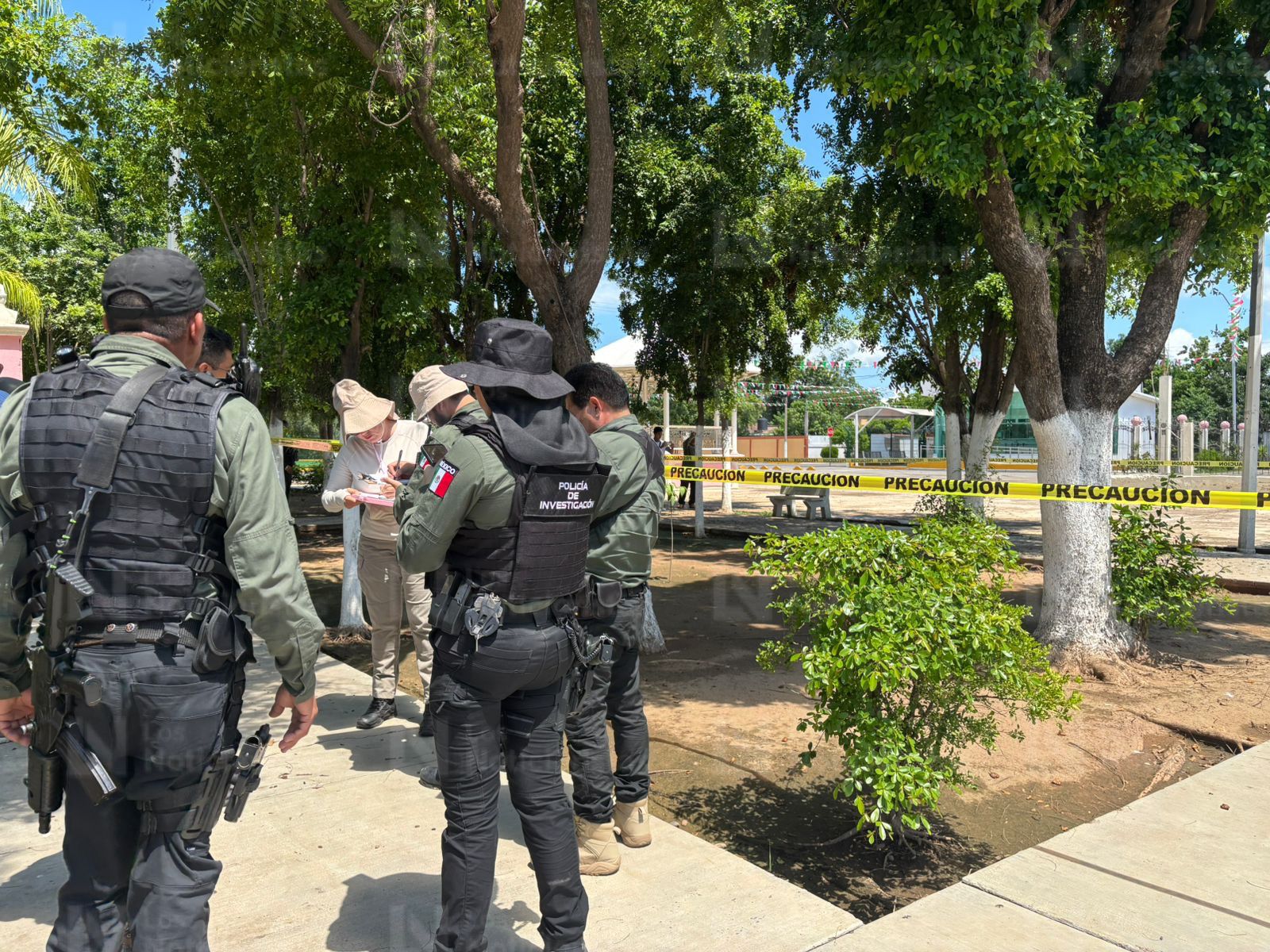 Localizan una cabeza humana en una bolsa negra en la plazuela de Tepuche