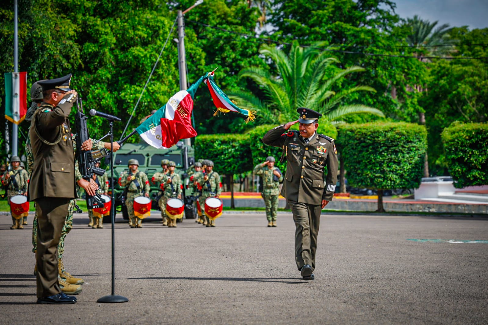 cambio de mando en ejercito en sinaloa