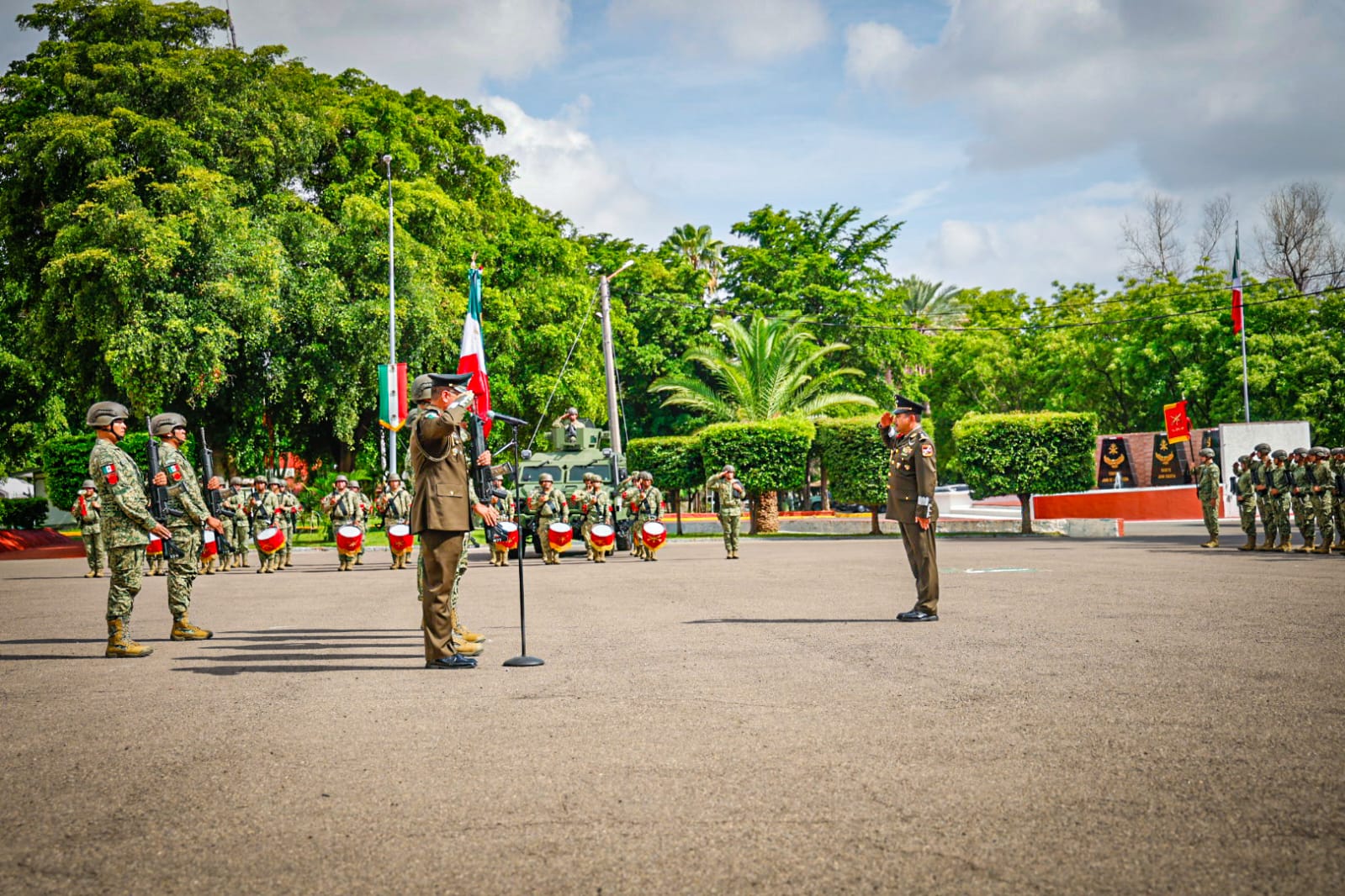 cambio de mando en el ejercito en sinaloa autoridad