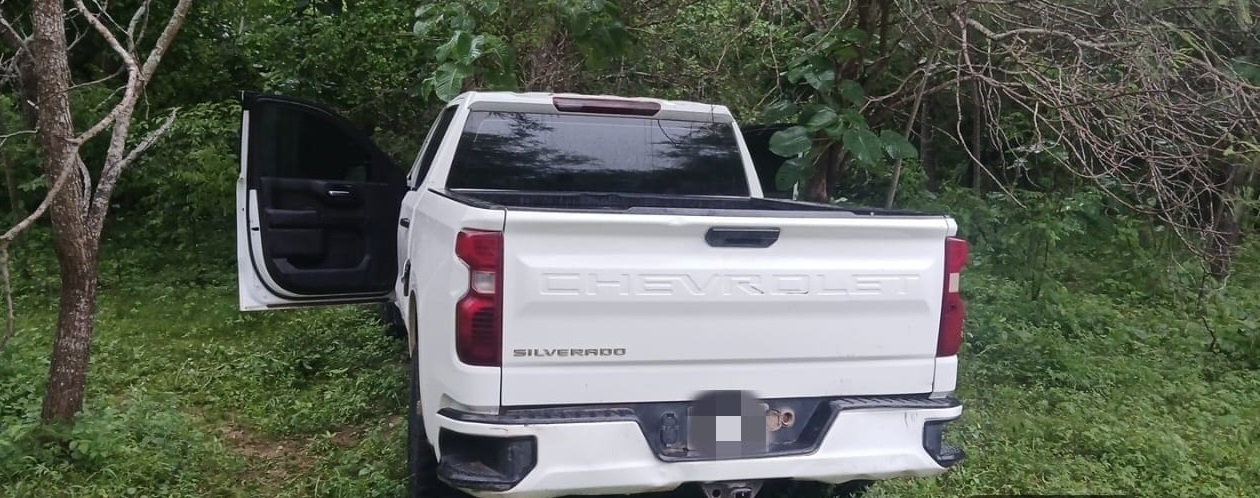 Camioneta asegurada