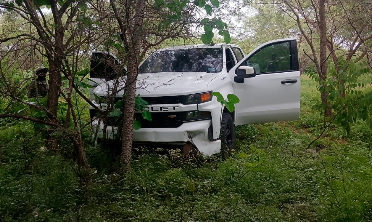 Camioneta asegurada