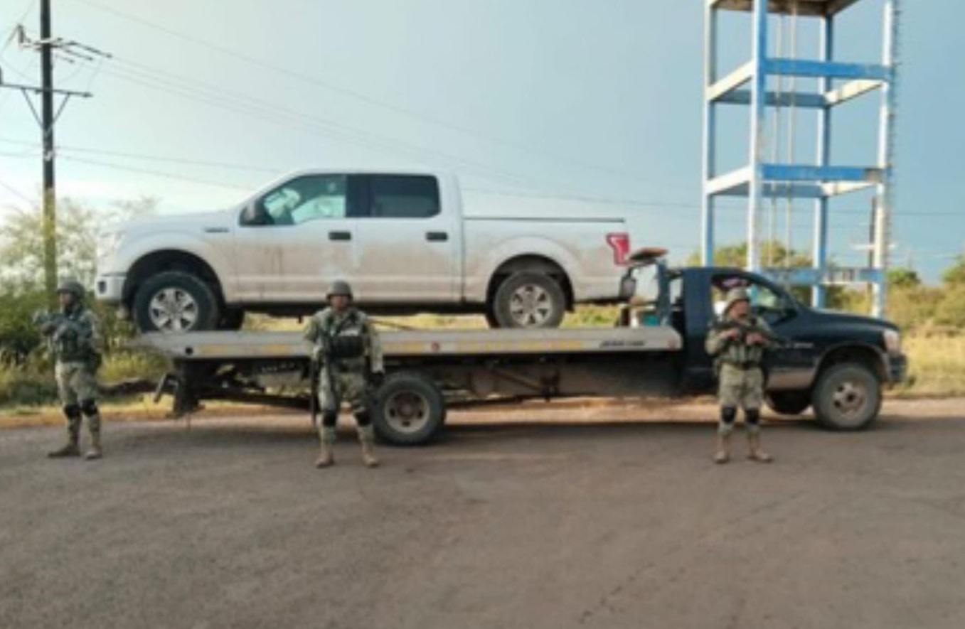Vehículo recuperado en Culiacán