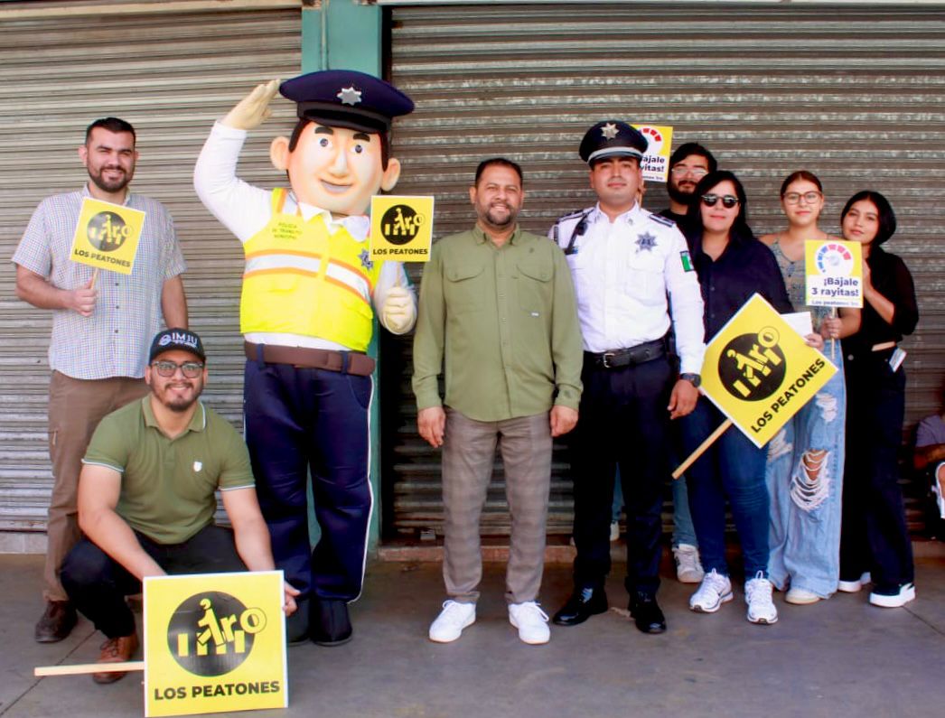 Campaña "Camina seguro" en Mazatlán