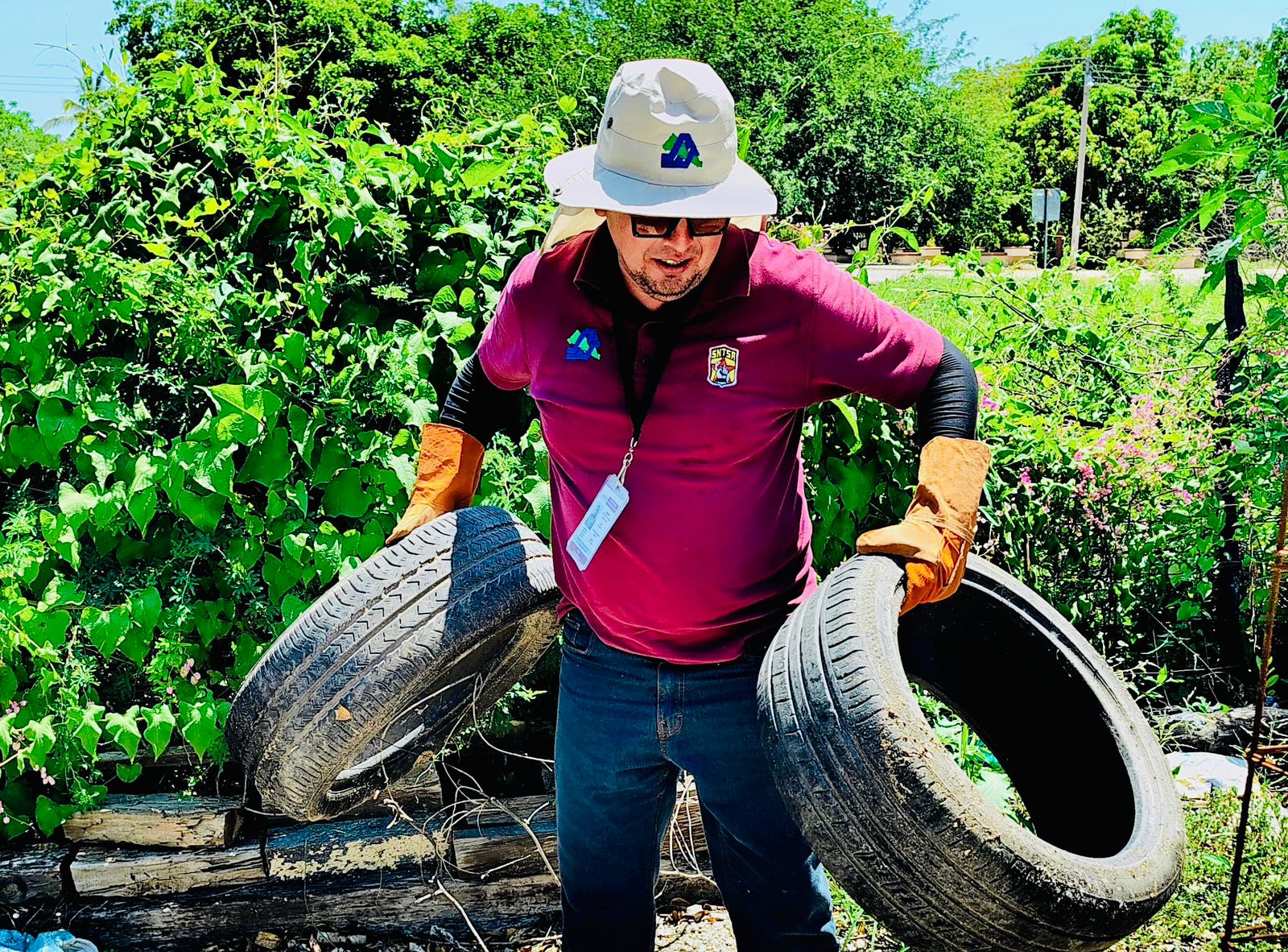 Campaña de descacharrización en Guamúchil