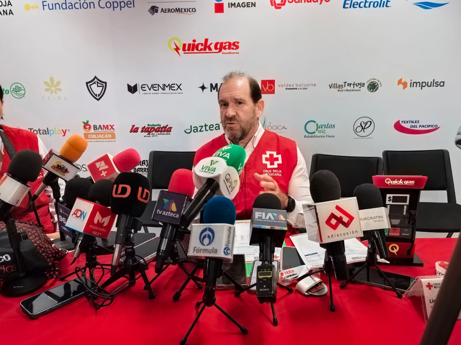 Carlos Bloch Artola, delegado estatal de la Cruz Roja en Sinaloa