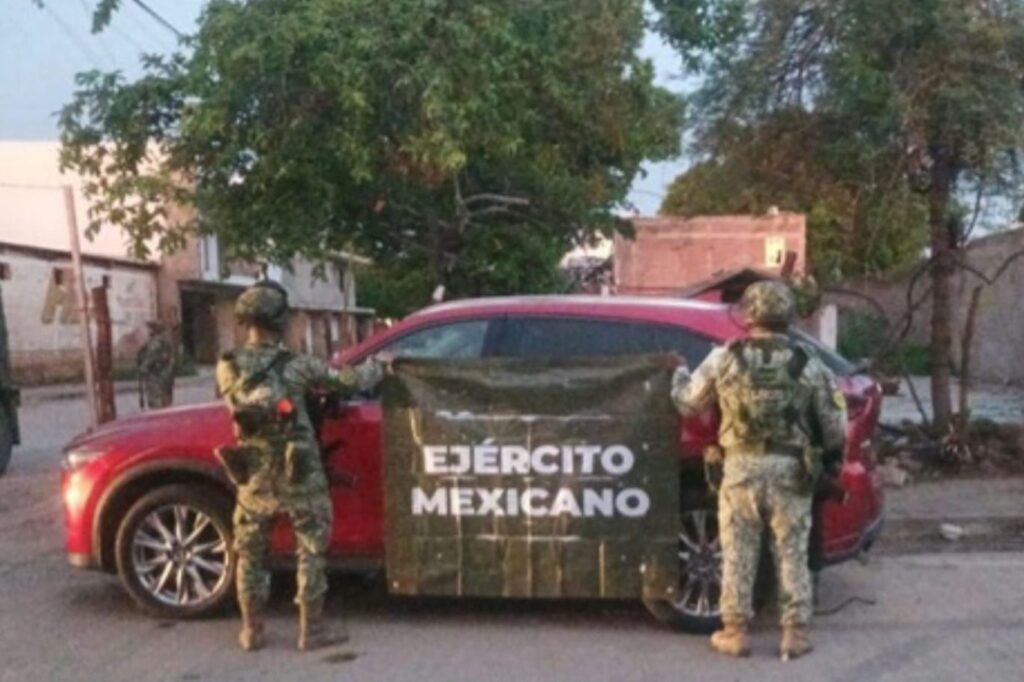 Vehículo recuperado en Culiacán