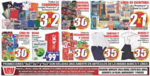 Ofertas del 23 al 25 de agosto de Ley para el Regreso a Clases