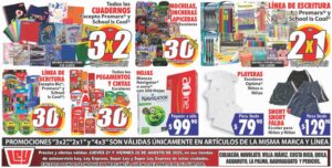 Ofertas y descuentos de Casa Ley en uniformes y útiles escolares