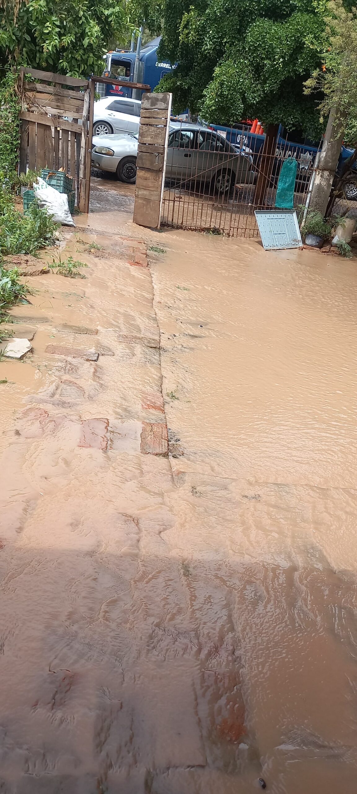 Casas inundadas en comunidades de Guasave