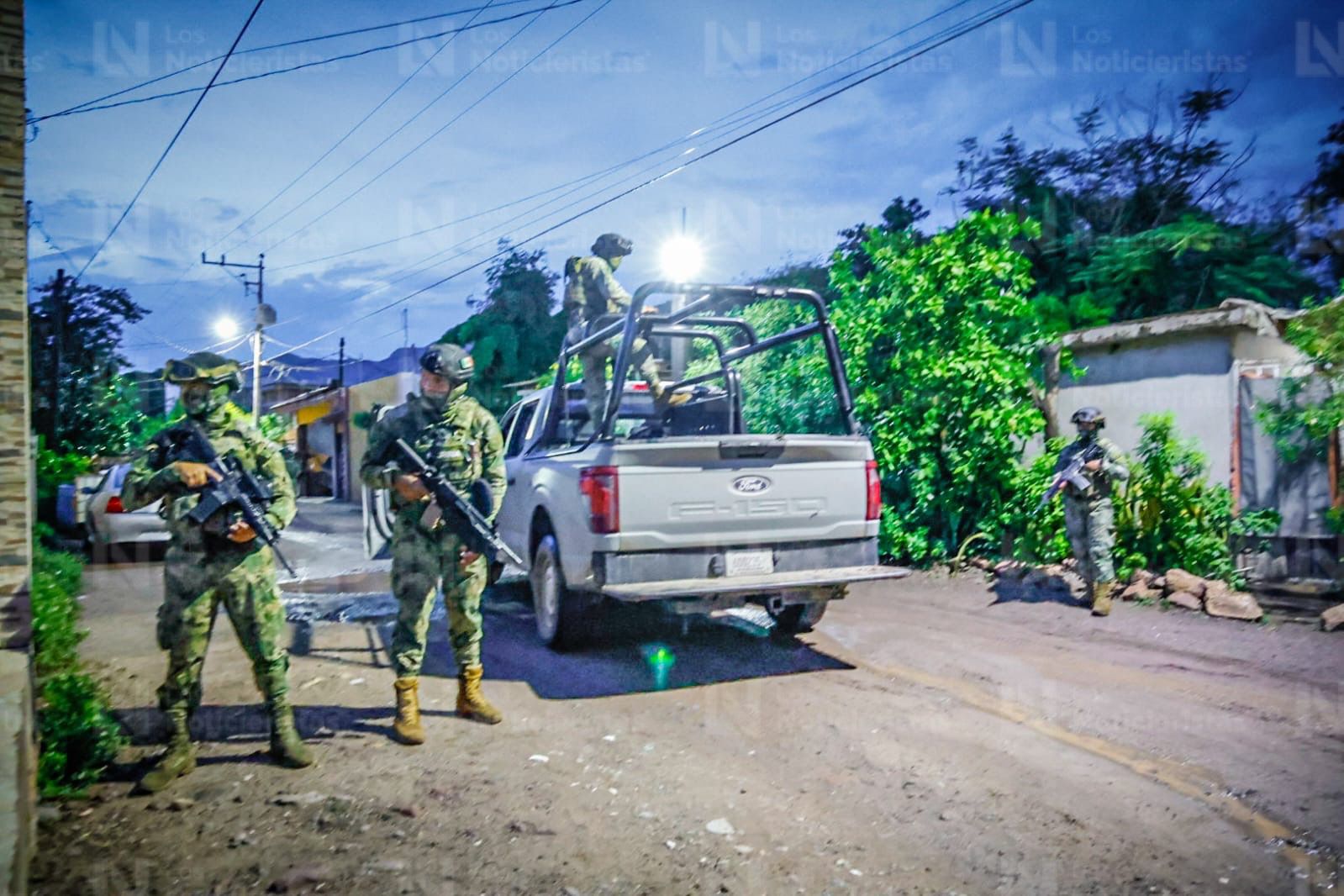 Casas "reventadas" deja balacera en El Limón de los Ramos