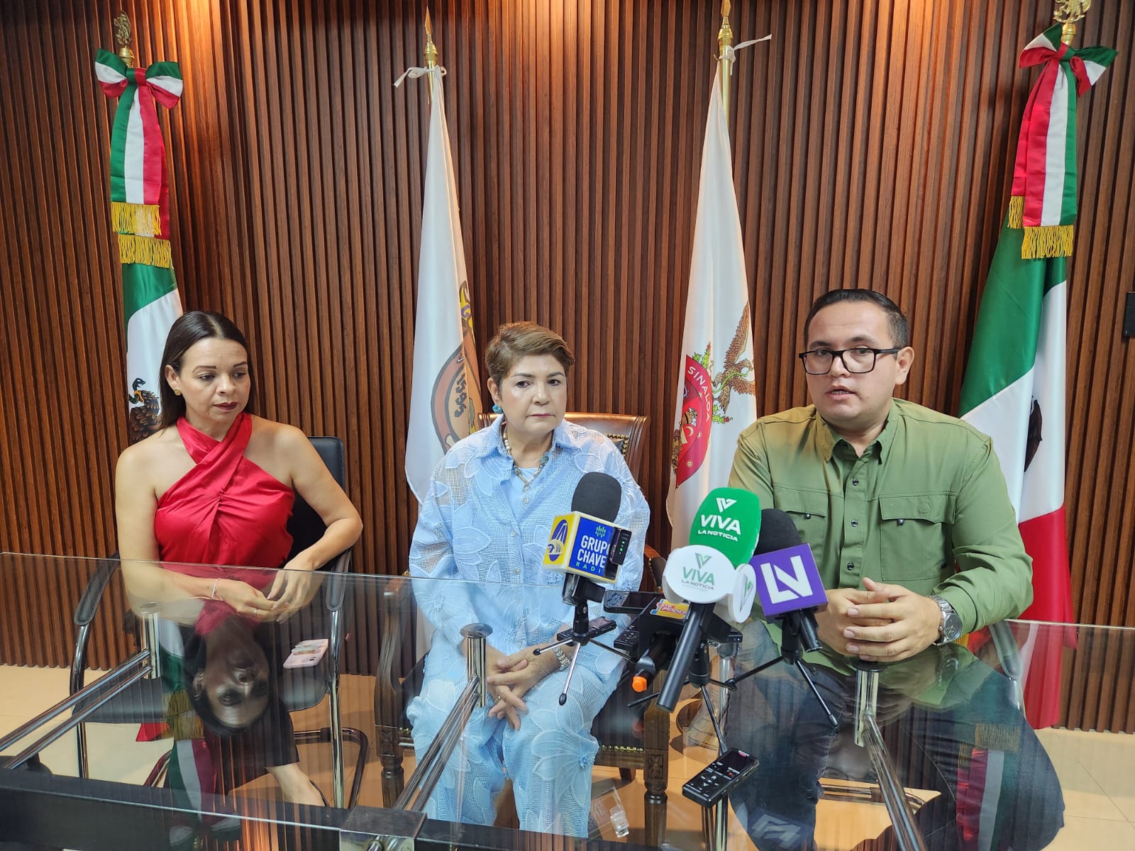 Cecilia Ramírez Montoya, Rosa María Cortés Grijalva y Santiago Román Lizárraga