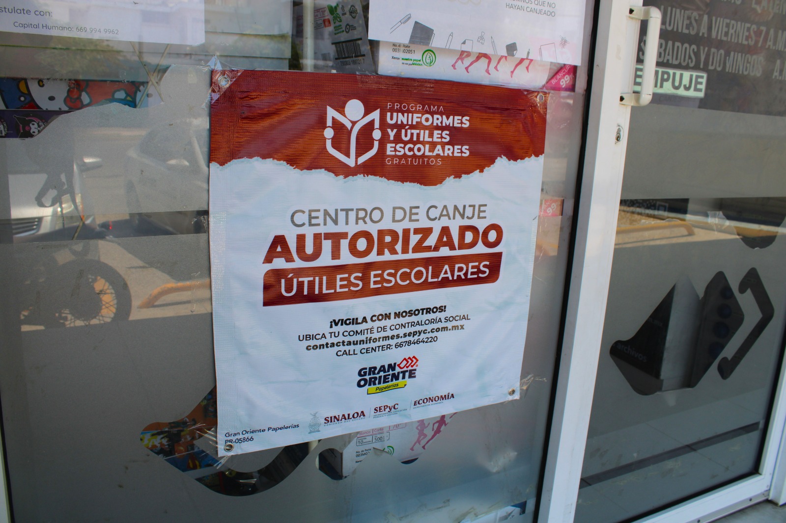Centro de Canje autorizado de útiles escolares