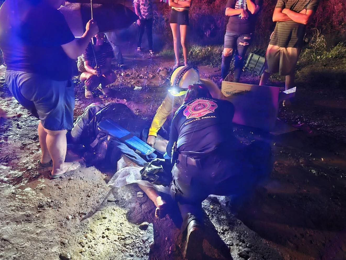 Choque de motocicletas en Mazatlán
